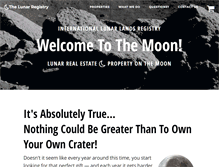 Tablet Screenshot of lunarregistry.com